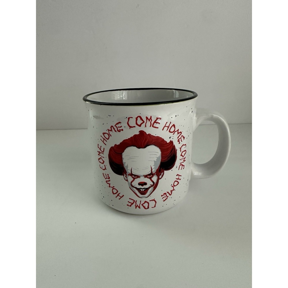 IT Pennywise "Come Home" Horror Campfire Style Ceramic Coffee Mug 15 oz